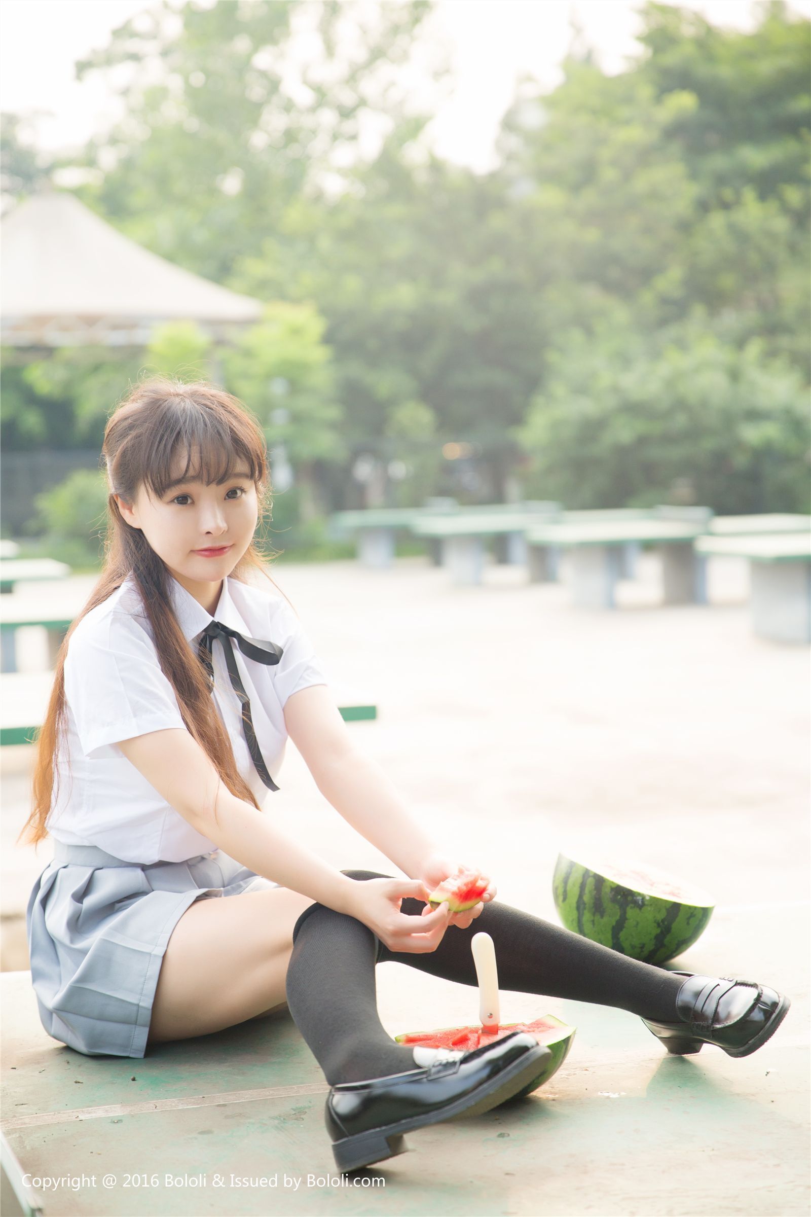 [BoLoLi波萝社]2017.08.11 Vol.100  柳侑绮